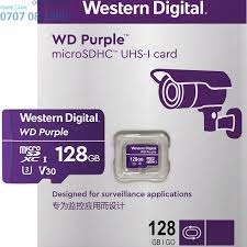 Thẻ nhớ MicroSD 32GB/64GB/128GB/256GB WESTERN DIGITAL Purple Box Class10 (Chuyên dùng Camera)
