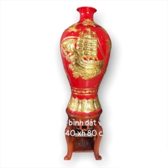 Bình cao cấp dát vàng trang trí-BTV08