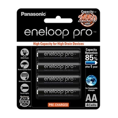 Pin sạc AA Panasonic Eneloop 2500 mAh vỉ 4 viên