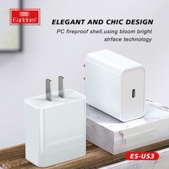 Sạc bộ PD 18W Earldom ES - US3