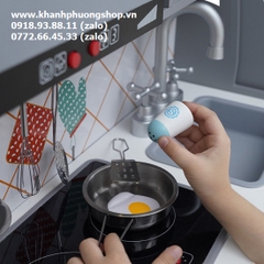 bộ đồ chơi kệ bếp gỗ cho bé - bộ đồ chơi kệ bếp gỗ kèm tủ lạnh cho bé