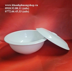 thố đựng cơm, đựng canh sứ Minh Long 25cm - thố cơm, thố canh sứ minh long