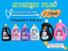 nước giặt quần áo HygienC công nghệ Thái Lan siêu thơm, siêu mềm vải (can 2L, 3.6L)
