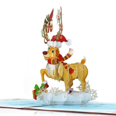 thiệp 3D mừng giáng sinh