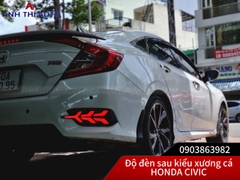 Độ đèn LED sau HONDA CIVIC kiểu xương cá