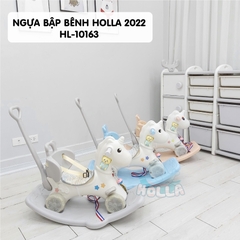 Ngựa bập bênh - xe chòi chân - xe đẩy CAYABE Holla 3 in 1 màu trắng (HL-10163)