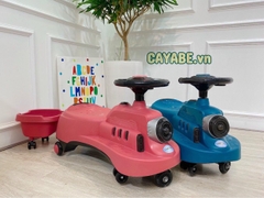 Xe lắc cho bé có đèn nhạc CAYABE Baby-Cosi màu xanh dương 01