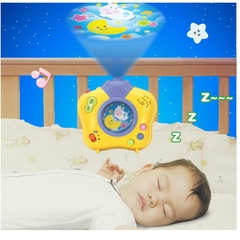 Đèn ngủ chiếu trăng sao ru bé ngủ phát nhạc và tiếng nhạc trắng Winfun WF000806A-NL