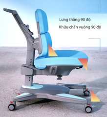 Ghế học sinh chống gù, chống cận CAYABE CB-810 cho trẻ em màu xanh