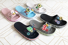 Dép cá sấu Crocs Baya quai ngang màu hồng nhạt