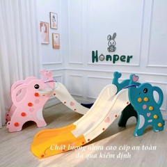 Cầu trượt - Bóng rổ voi con Dumbo cho bé size lớn 1m9