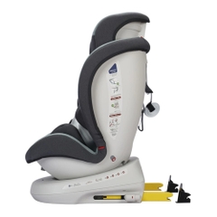 Ghế ô tô trẻ em Zaracos Cusco 6406 Isofix xoay 360 màu xám