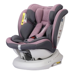 Ghế ô tô trẻ em Zaracos Cusco 6406 Isofix xoay 360 màu hồng