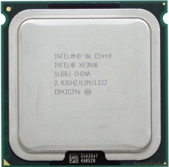 10929 Bộ xử lý CPU E5440 (12M Cache, 2.83 GHz, 1333 MHz FSB) 4 cores threads / socket 771