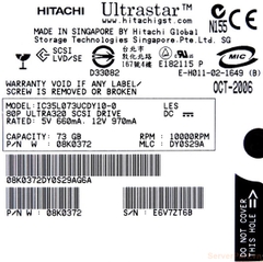 11705 Ổ cứng HDD scsi 80 pin IBM 73gb 10k 3.5