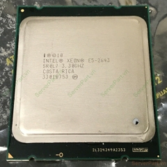 14959 Bộ xử lý CPU Intel E5-2643 (10M Cache 3.30 GHz, 8.00 GTs) 4 cores 8 threads 2011