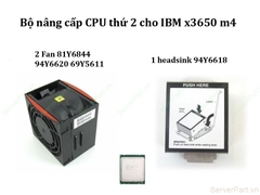 15710 Bộ nâng cấp CPU IBM x3650 m4 E5-2620 1 Heatsink 94Y6618 và 1 Fan 81Y6844 94Y6620 69Y5611
