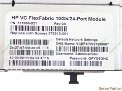 16168 Mô đun Module HP VC FlexFabric 10Gb 24-Port C3000 C7000 BladeSystem 571956-B21 869917-001 708065 572213-001