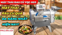 Máy cắt rau củ quả công nghiệp YQC 803 đa năng (thái lát, bào sợi, cắt hạt lựu...)