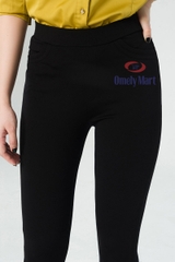 Legging cạp vừa 2 túi thật trước, nâng vòng ba