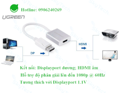 Cáp chuyển Displayport to HDMI Ugreen UG-20411