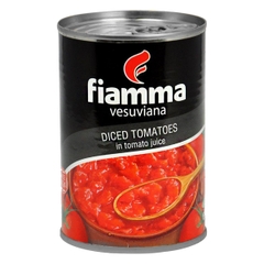 Cà chua xắt miếng hiệu Fiamma Diced Tomatoes 400g