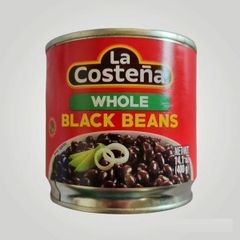 Đậu đen đóng lon nguyên hạt La Costena Whole Black Beans 400g
