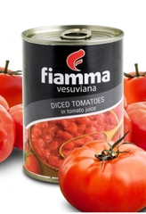 Cà chua xắt miếng hiệu Fiamma Diced Tomatoes 400g