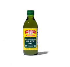 Dầu Oliu Hữu Cơ Đậm Đặc hiệu Bragg Extra Virgin Olive - Ép Lạnh nguyên chất Organic 473ml