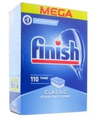 Viên rửa chén bát Finish Classic 110 viên Nhập khẩu Finish Châu Âu