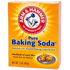 Baking Soda chai 340g rửa rau củ quả chính hãng Arm and Hammer nhập khẩu Mỹ