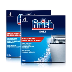 [ 6kg ] Muối Rửa Chén Bát Finish Salt / Muối làm mềm nước Finish hàng UK, dùng cho tất cả các loại máy rửa chén bát