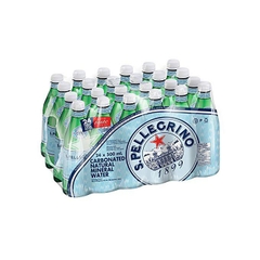 Thùng 24 nước khoáng có gas San Pellegrino (Chai nhựa) 500 ml