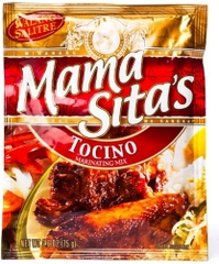 Hạt nêm hiệu Mama Sita's Tocino (Reanut Sauce Mix) - Nhập khẩu Philippines 75g