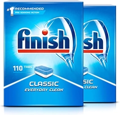 Viên rửa chén bát Finish Classic 110 viên Nhập khẩu Finish Châu Âu