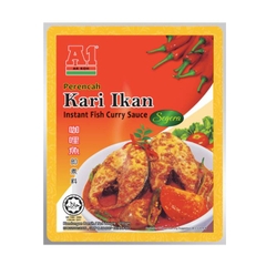 Nước Sốt Cà Ri Cá hiệu A1 Kari Ikan Instant Fish Curry Sauce - Nhập khẩu Malaysia Gói 100g