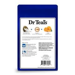 Muối tắm Dr. Teal's Glow & Radiance with Vitamin C & Citrus Essential Oils Pure Epsom Salt Soaking Solution 1.36kg