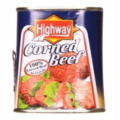 Thịt bò muối đóng hộp hiệu Highway Corned Beef (100% Corned Beef ) 340g