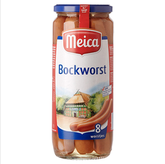 Xúc xích Đức vị truyền thống Meica Bockwurst Sausage - Nhập khẩu Đức 1kg