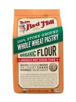 Bột Mì Nguyên Cám Hữu Cơ hiệu Bob's Red Mill  Whole Wheat Pastry Organic Flour - Nhập khẩu Mỹ gói 2.27kg