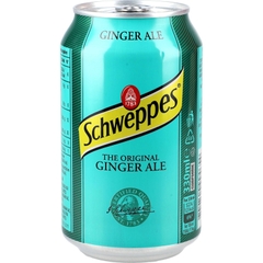 Thùng 24 lon nước schweppes ginger ale 330ml