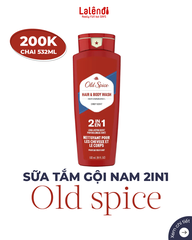 Dầu Tắm Gội Old Spice 2in1 Crisp Scent