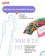 Sagami Miracle Fit hộp 5 chiếc