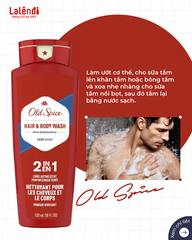 Dầu Tắm Gội Old Spice 2in1 Crisp Scent