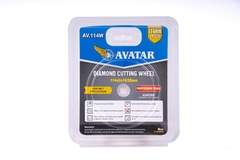 AVATAR Lưỡi cắt gạch răng liền 114mm-ướt