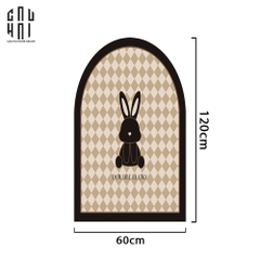 THẢM CHÂN GOLDEN BUNNY - OVAL 60X120CM