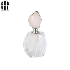 LỌ CHIẾT NƯỚC HOA ĐÁ THẠCH ANH PINK QUARTZ