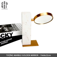 GƯƠNG TRANG ĐIỂM ĐỂ BÀN MARBLE GOLDEN MIRROR