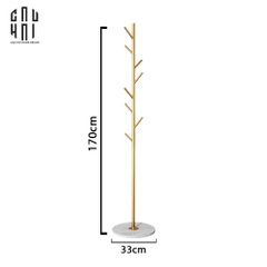 GIÁ TREO ĐỒ GOLDEN BRANCH WHITE