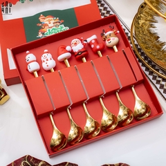 SET MUỖNG MERRY CHRISTMAS 6PCS